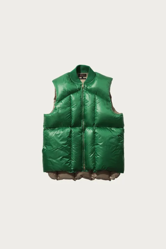 Mt. Down Vest - Green sold by Canoe Club