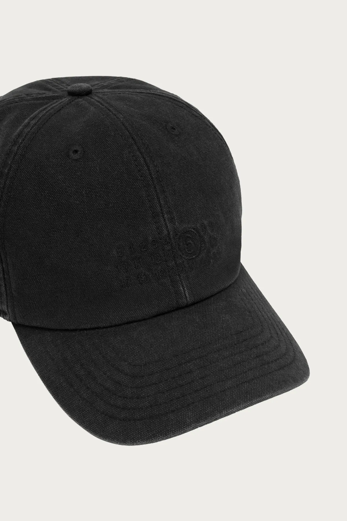Numerals Hat - Black Canvas sold by Canoe Club product image thumbnail 3