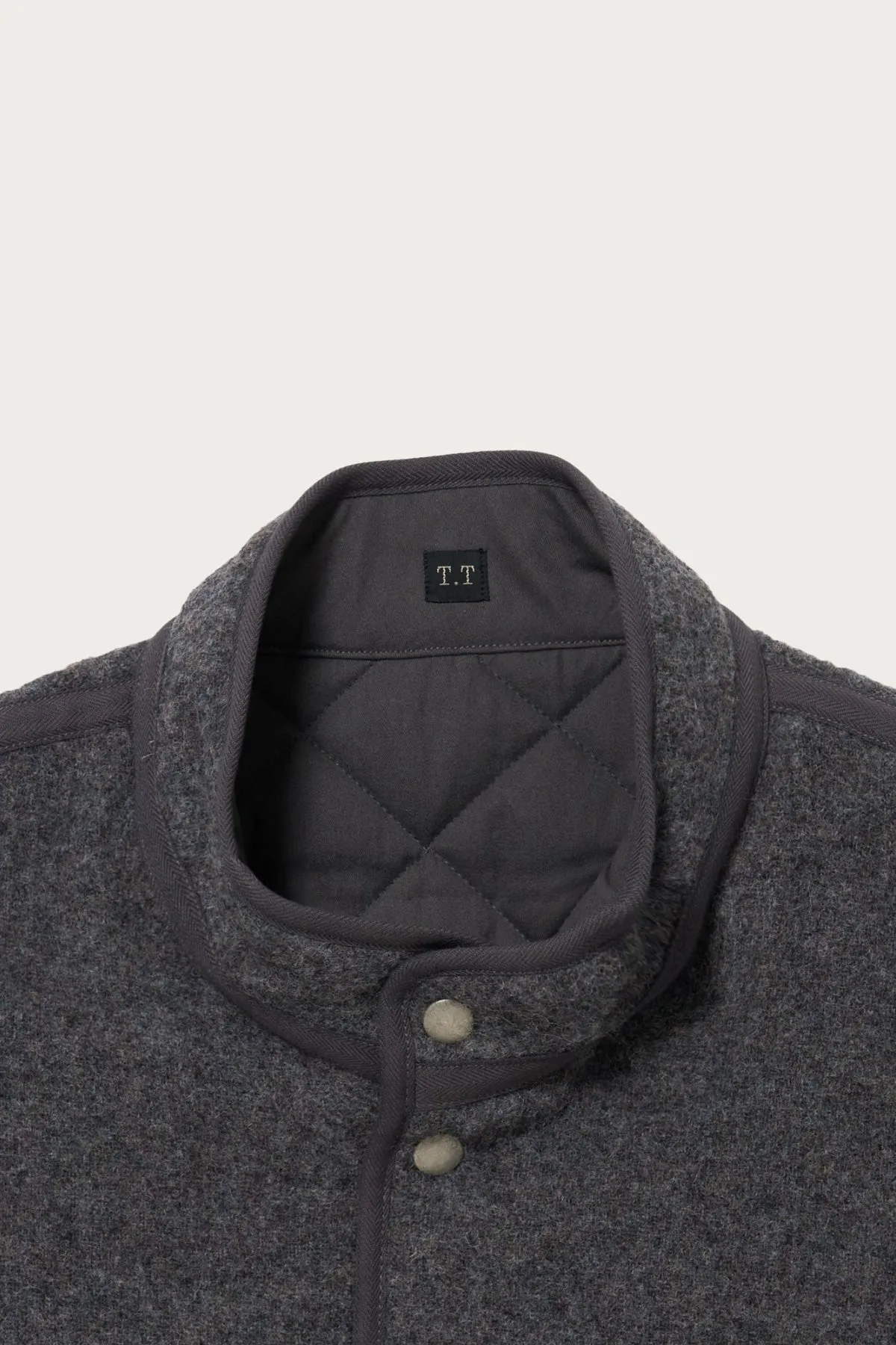 Lot. 323 Quilt Lining Blanket Jacket - Gray sold by Canoe Club product image thumbnail 3