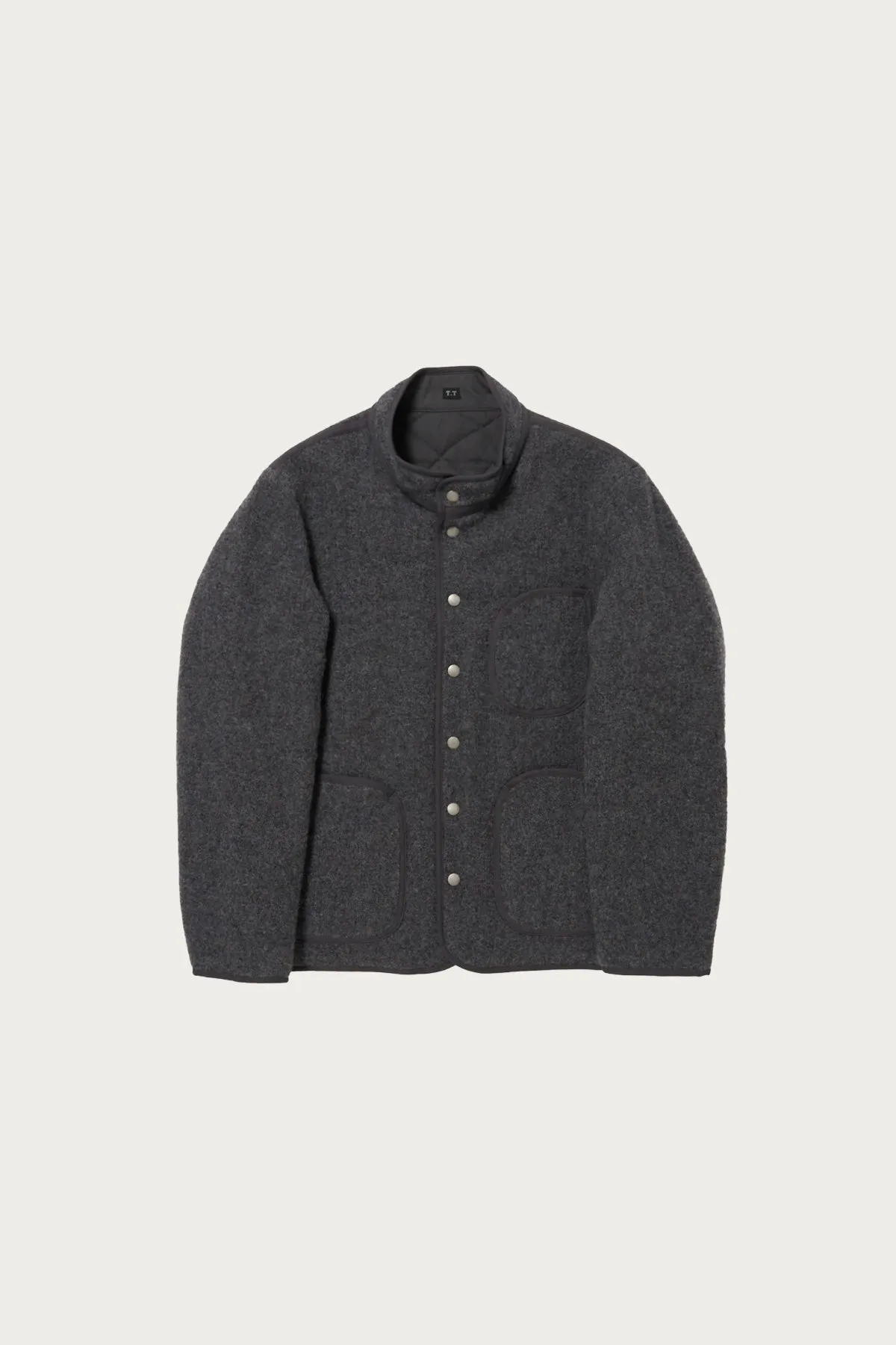 Lot. 323 Quilt Lining Blanket Jacket - Gray sold by Canoe Club