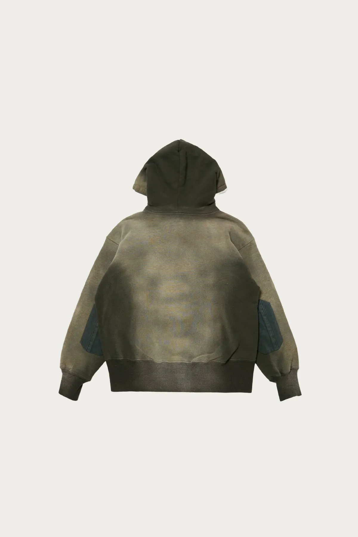 Lot. 606 Hoodie - Bleached Deep Green sold by Canoe Club product image thumbnail 2