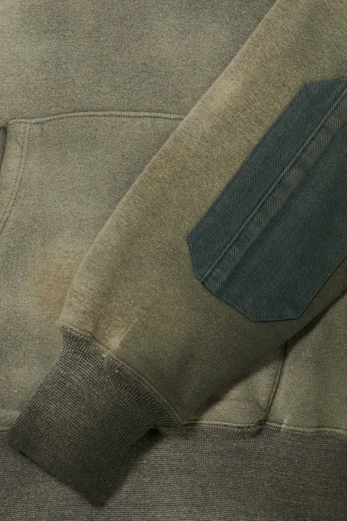 Lot. 606 Hoodie - Bleached Deep Green sold by Canoe Club product image thumbnail 3