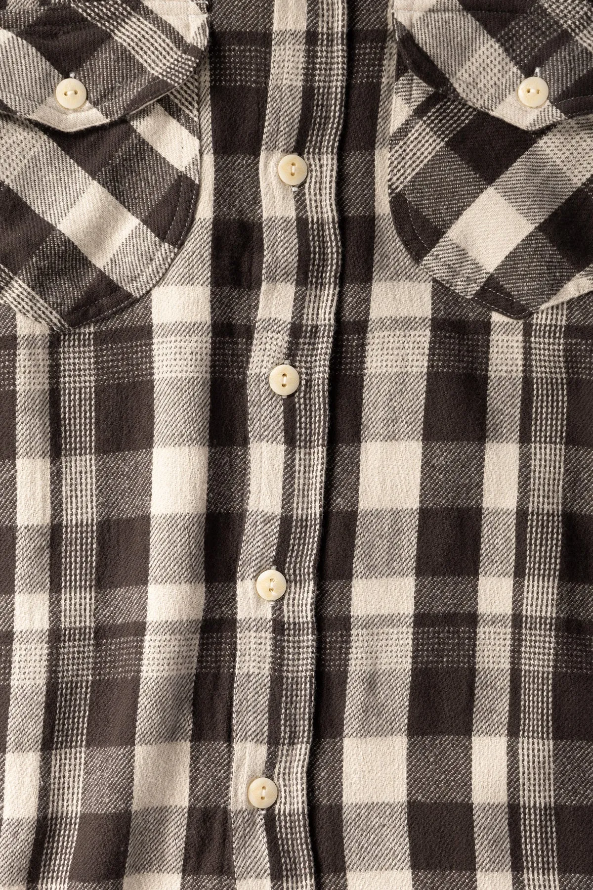 Washed Flannel Workshirt - Night Pitch sold by Canoe Club product image thumbnail 3