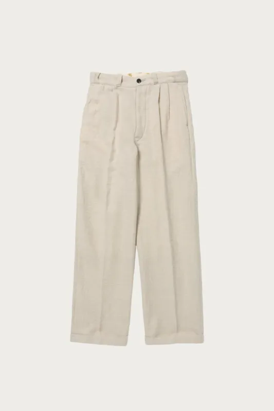 Lot. 201 Work Trousers - Ivory sold by Canoe Club