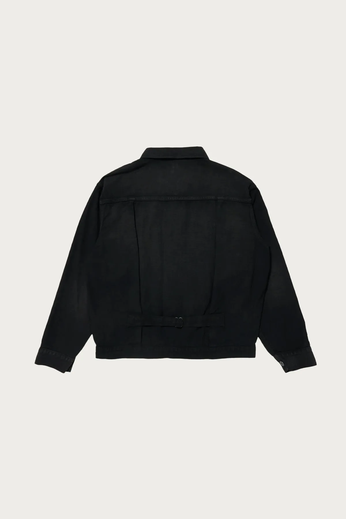 Lot.309 Buckle-Backed Jacket - Damaged Sumi Dyed Black sold by Canoe Club product image thumbnail 2
