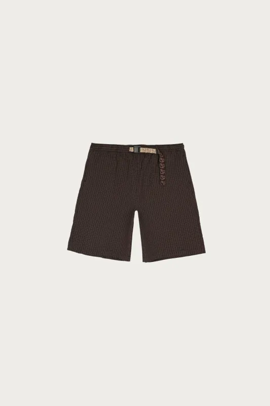 Nylon Ripstop Equipment Shorts - Chocolate sold by Canoe Club