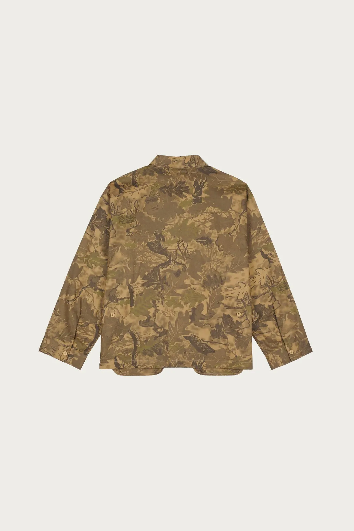 Twill Military Shirt Jacket - Leaf Camo sold by Canoe Club product image thumbnail 2