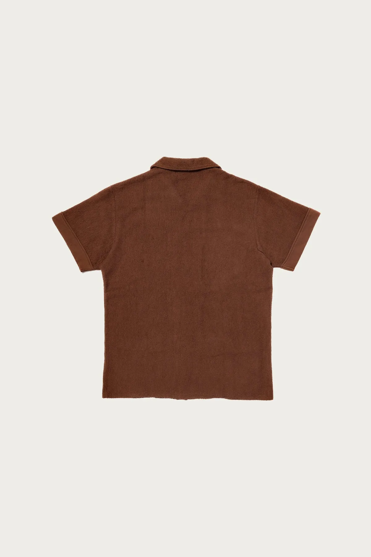 Cotton Pile Beach Shirt - Brown sold by Canoe Club product image thumbnail 2