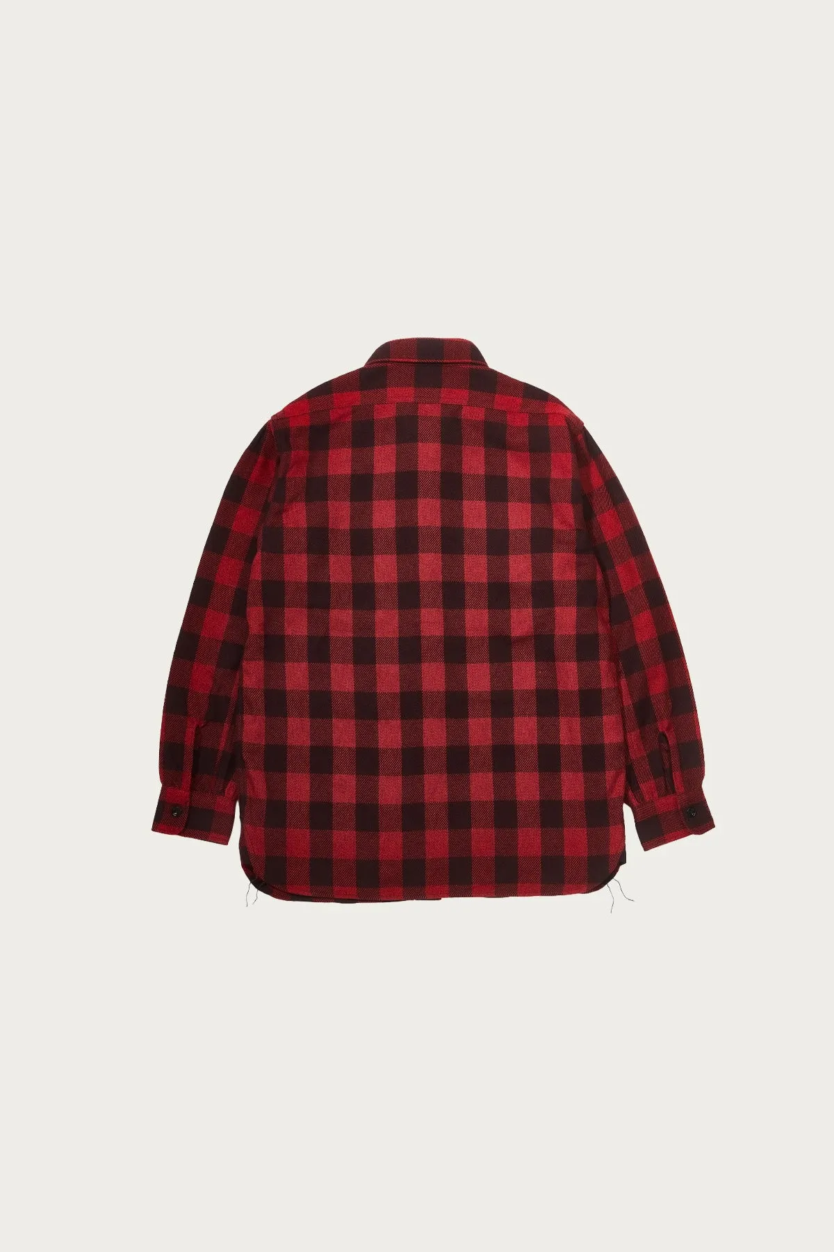 8HU Twisted-Yarn Buffalo Check Flannel Shirt - Red/Black sold by Canoe Club product image thumbnail 2