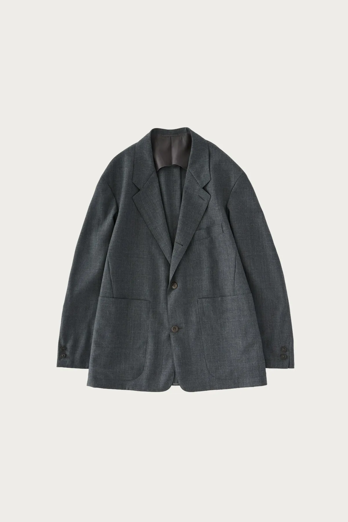 Studio Nicholson x Beams+ Paul Sports Coat - Charcoal Marl sold by Canoe Club