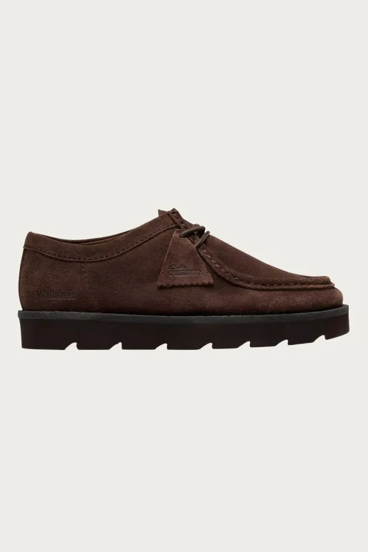 Meare Walla - Dark Brown Suede made by Clarks