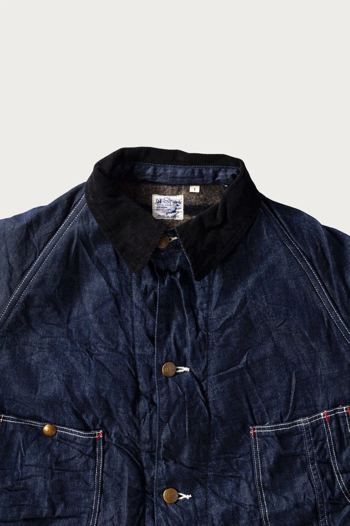 Wool Liner Relax Fit Denim Coverall - One Wash sold by Canoe Club product image thumbnail 2