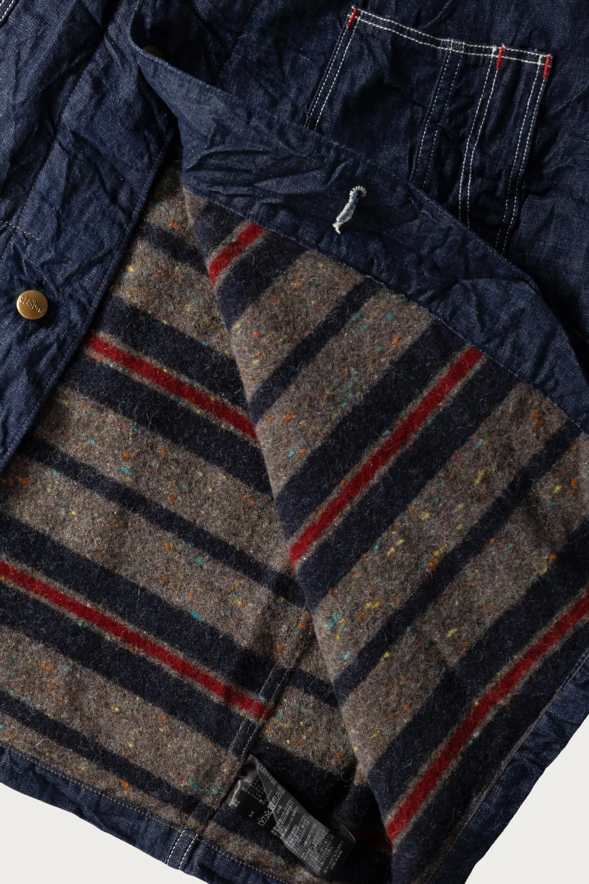 Wool Liner Relax Fit Denim Coverall - One Wash sold by Canoe Club product image thumbnail 3