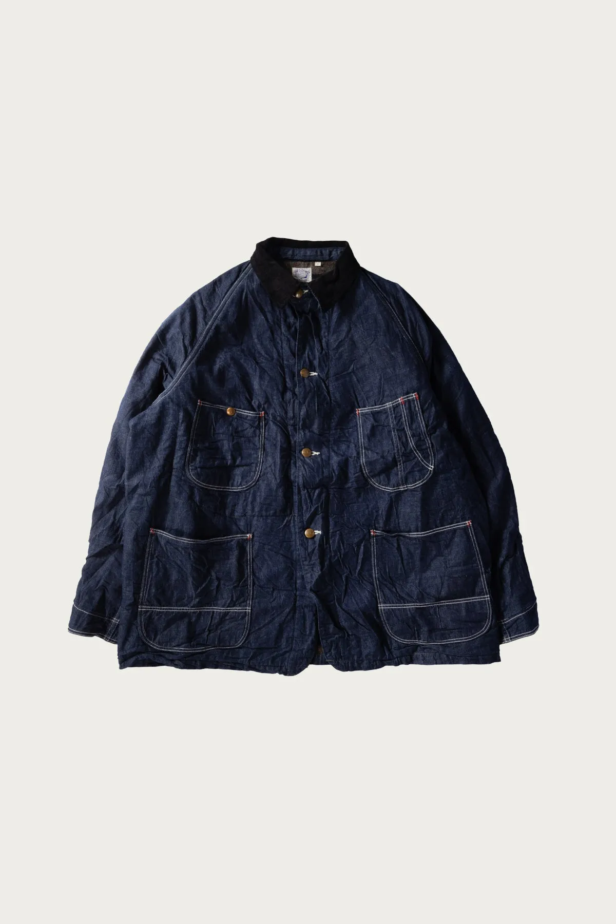 Wool Liner Relax Fit Denim Coverall - One Wash sold by Canoe Club