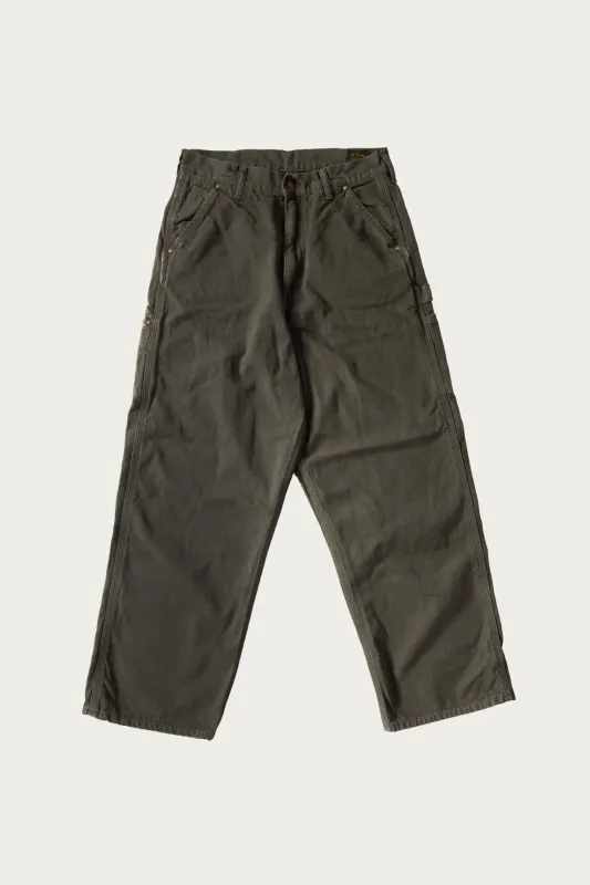 Dad's Fit Oxford Painter Pants - Army Green sold by Canoe Club