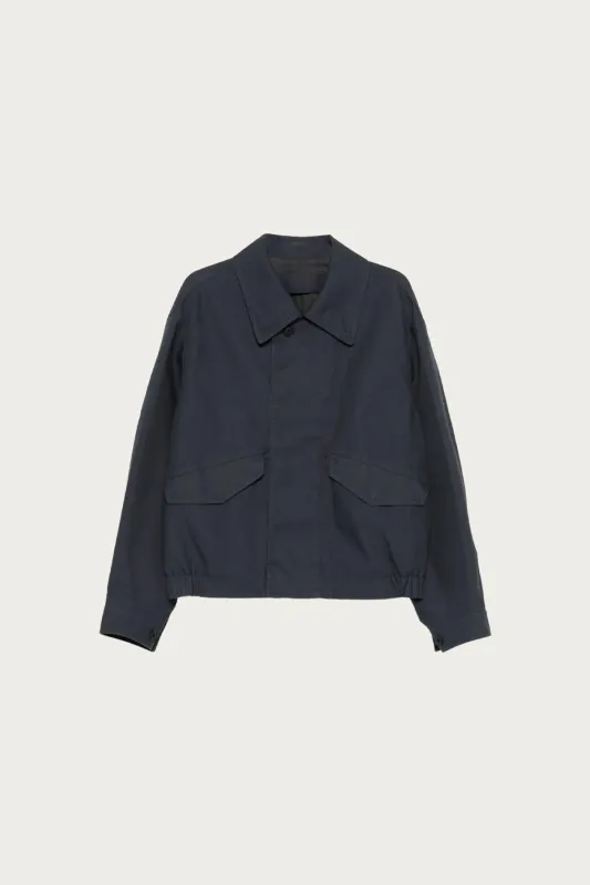 Boxy Blouson - Graphite Blue sold by Canoe Club