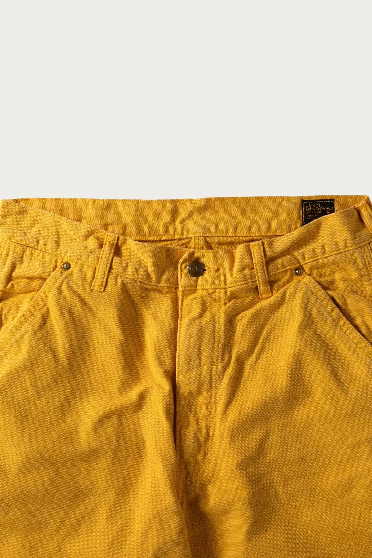 Dad's Fit Oxford Painter Pants - Yellow sold by Canoe Club product image thumbnail 2