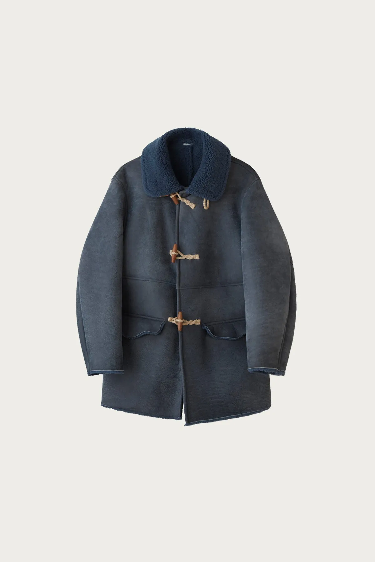 Sherpa Shearing Coat - Navy sold by Canoe Club