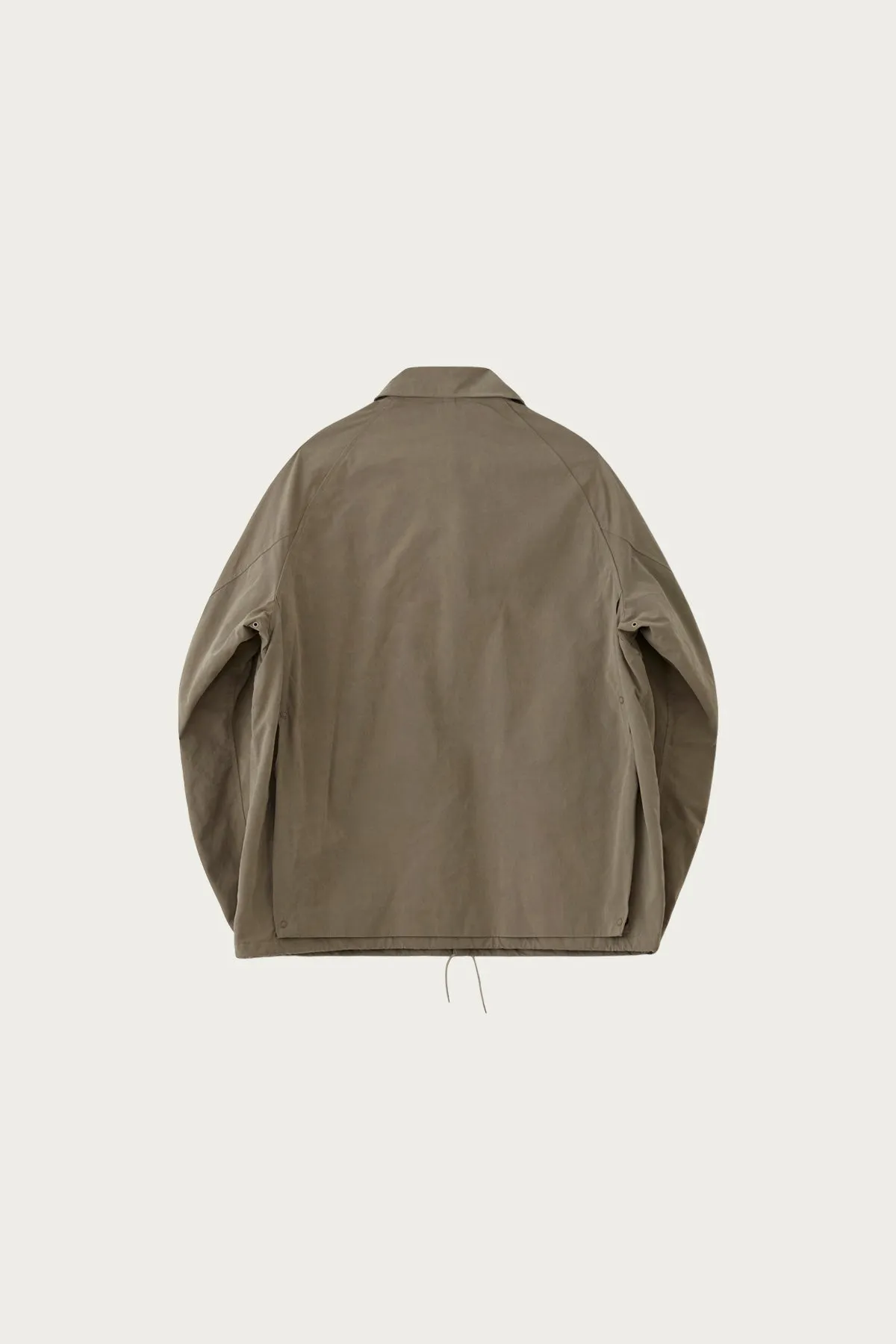 Waxed Cloth Field Coach Jacket - Taupe Beige sold by Canoe Club product image thumbnail 2