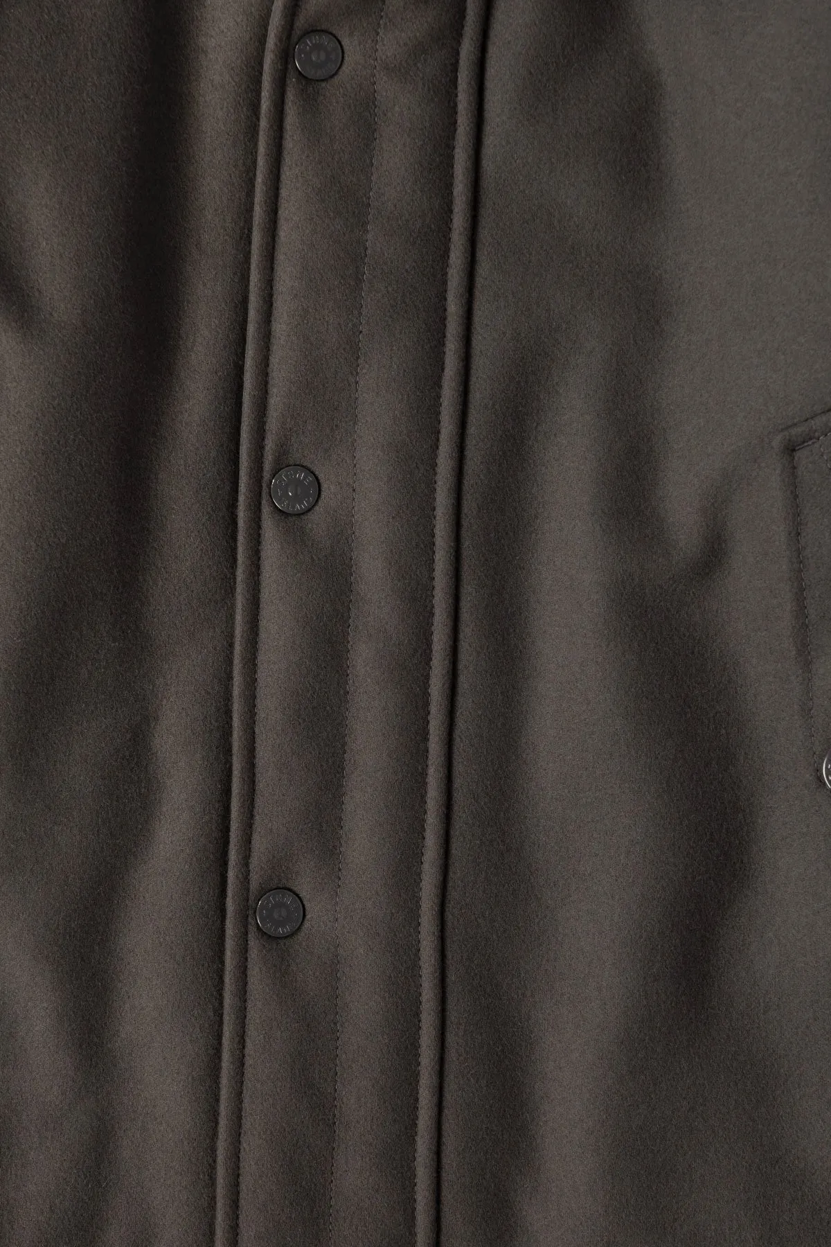 Wool Nylon Flannel Ghost Jacket - Grey sold by Canoe Club product image thumbnail 4