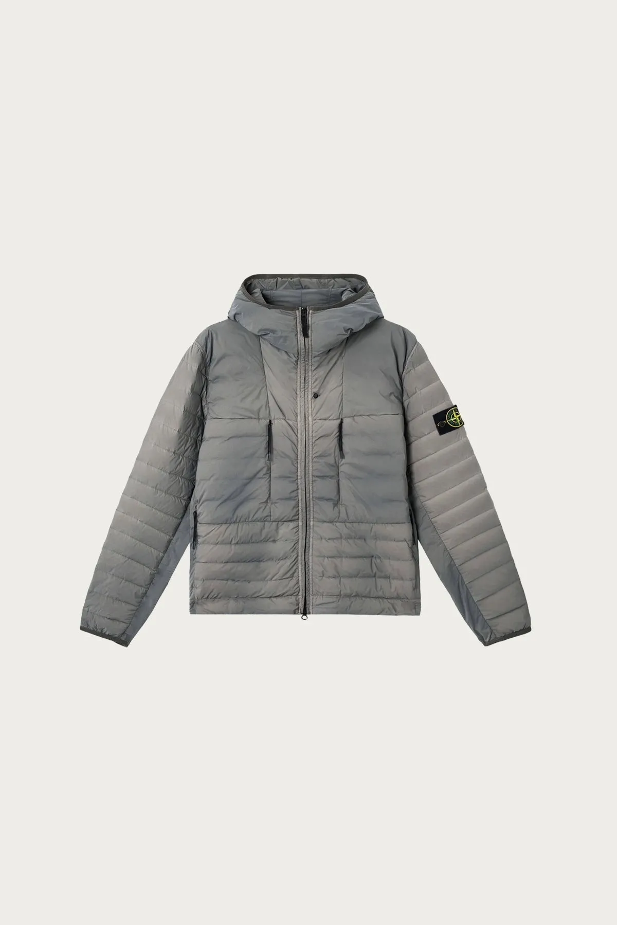 Seamless Tunnel Nylon Down-TC Jacket - Grey sold by Canoe Club