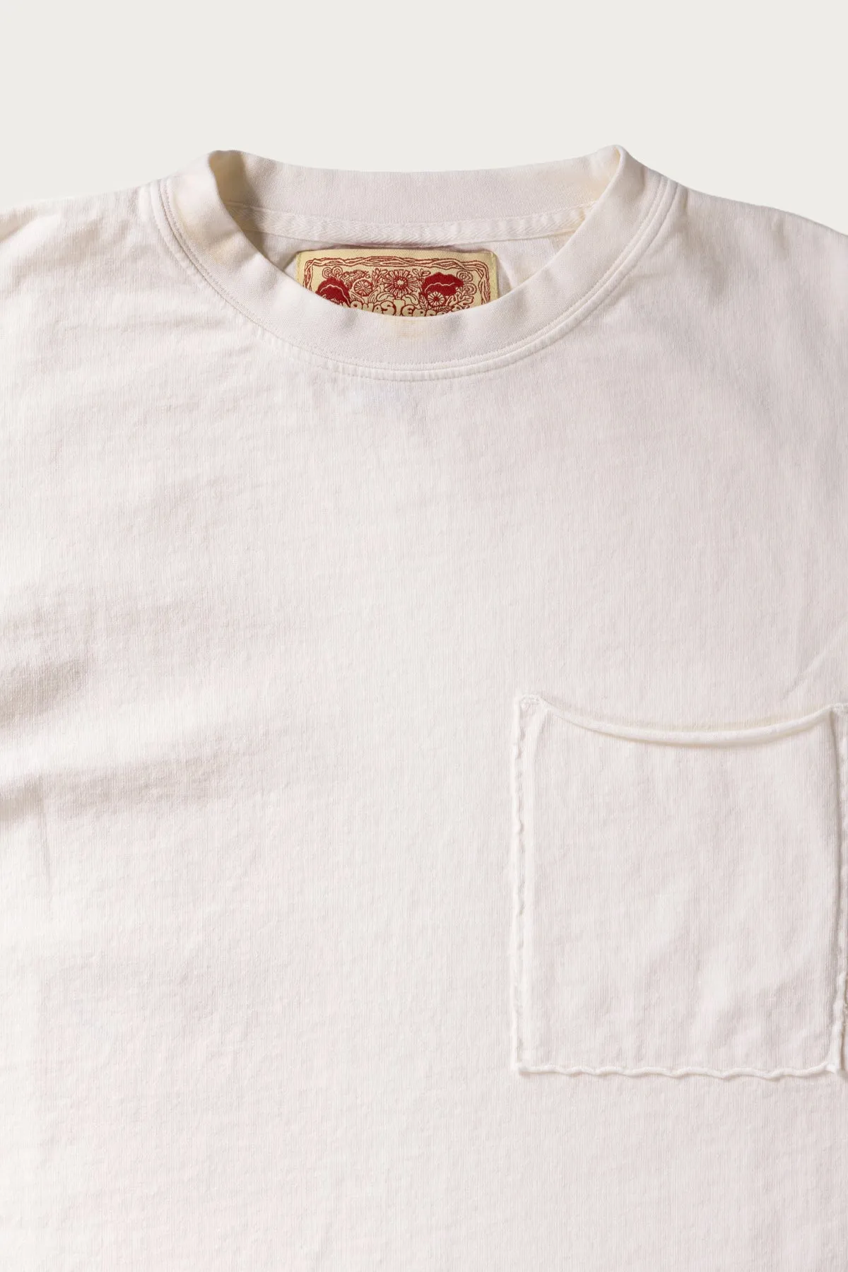 LS Raw Hem Tee - Cloud sold by Canoe Club product image thumbnail 2
