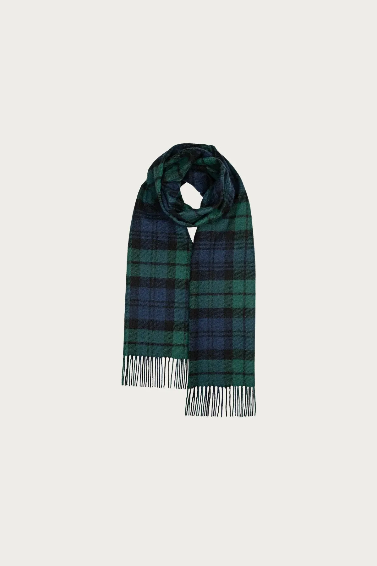 Oversized Lambswool Scarf - Blackwatch sold by Canoe Club