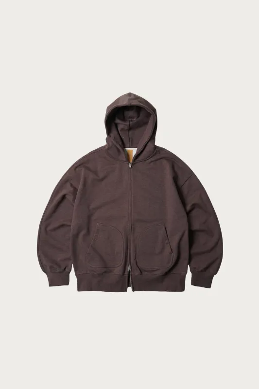 OG Bocaci Heavyweight Hood Zipup Parka - Cocoa sold by Canoe Club