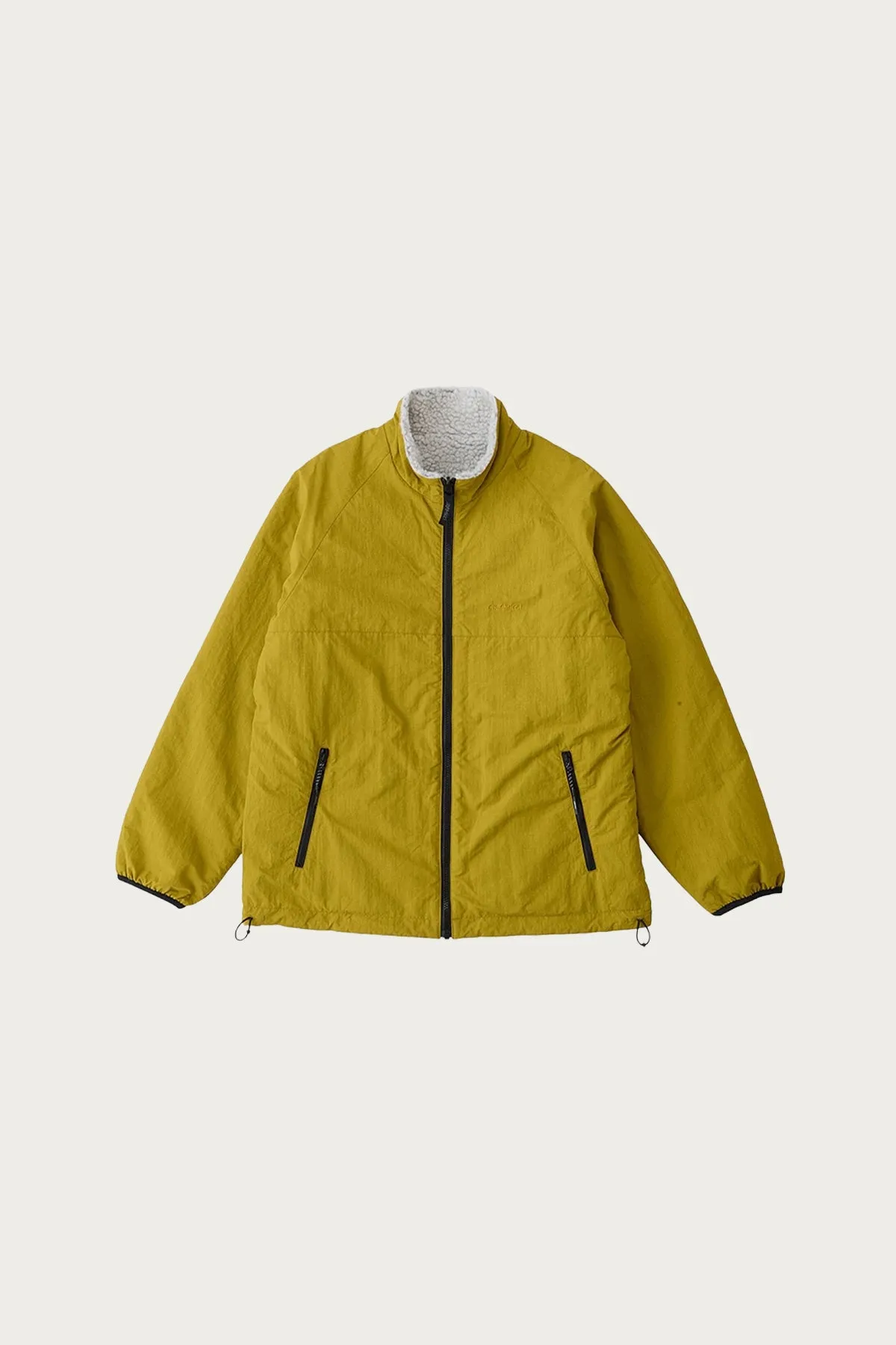 Reversible Sherpa Jacket - Natural/Chartreuse sold by Canoe Club product image thumbnail 2