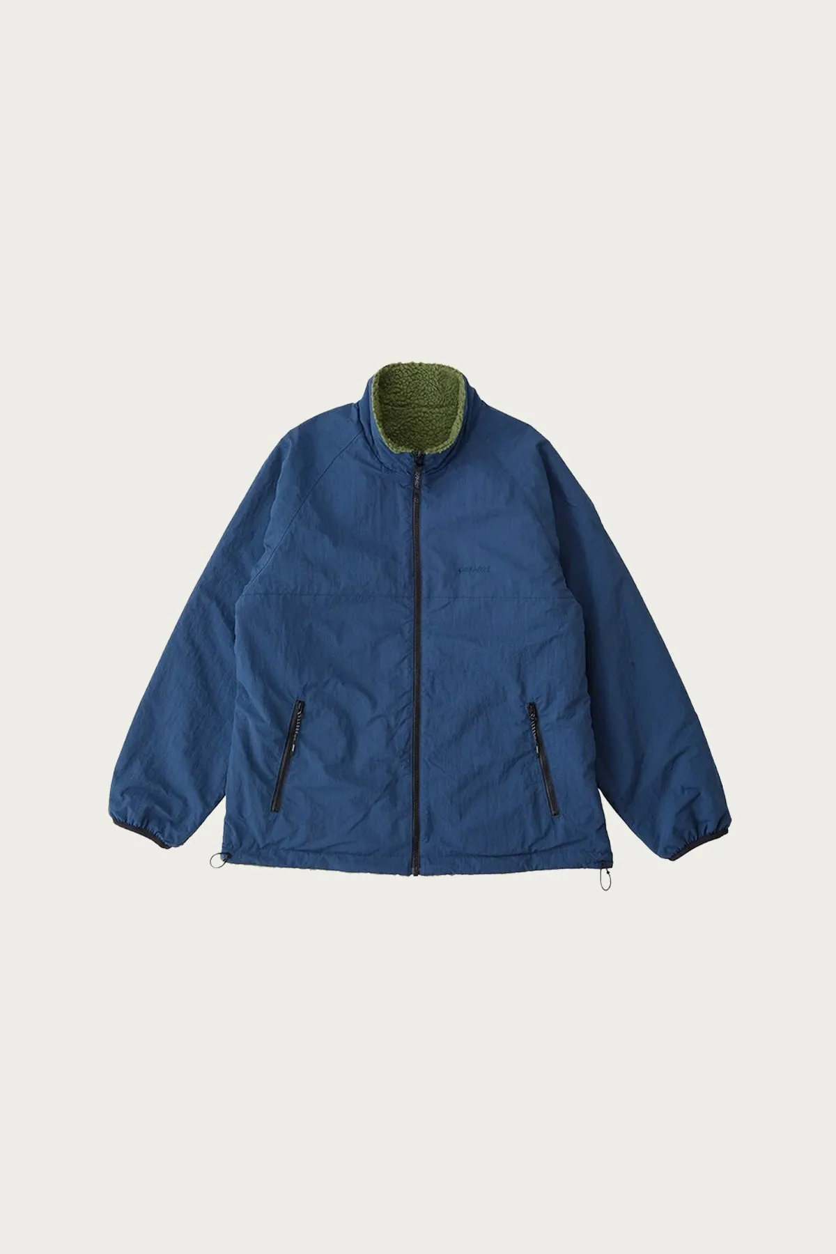 Reversible Sherpa Jacket - Olive/Dusty Navy sold by Canoe Club product image thumbnail 2