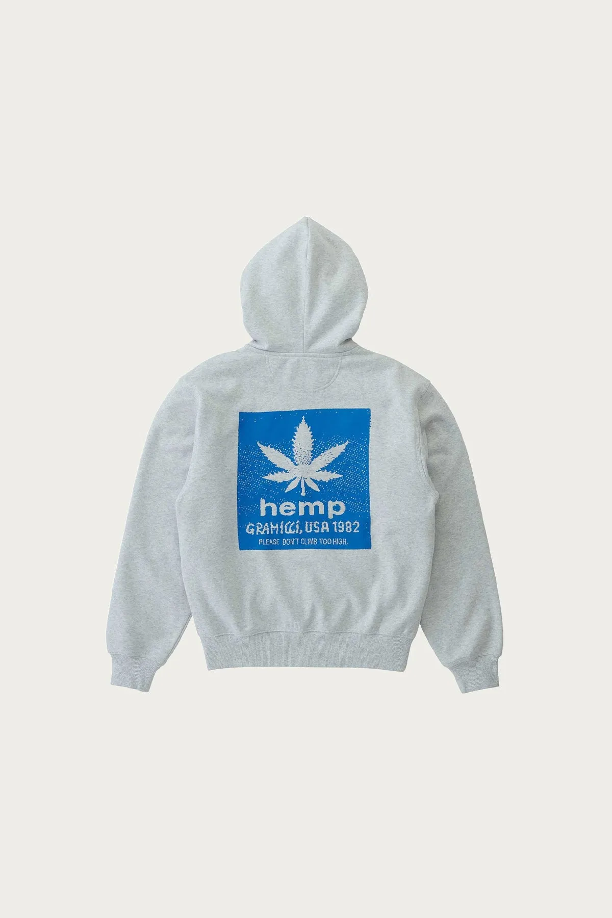 Hemp Zip Hooded Sweatshirt - Heather Ash sold by Canoe Club
