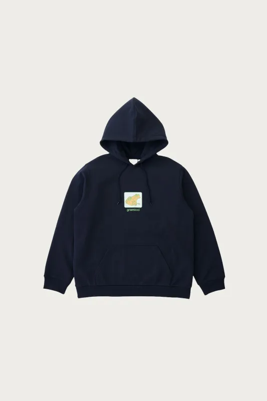 Toad Hooded Sweatshirt - Dark Navy made by Gramicci
