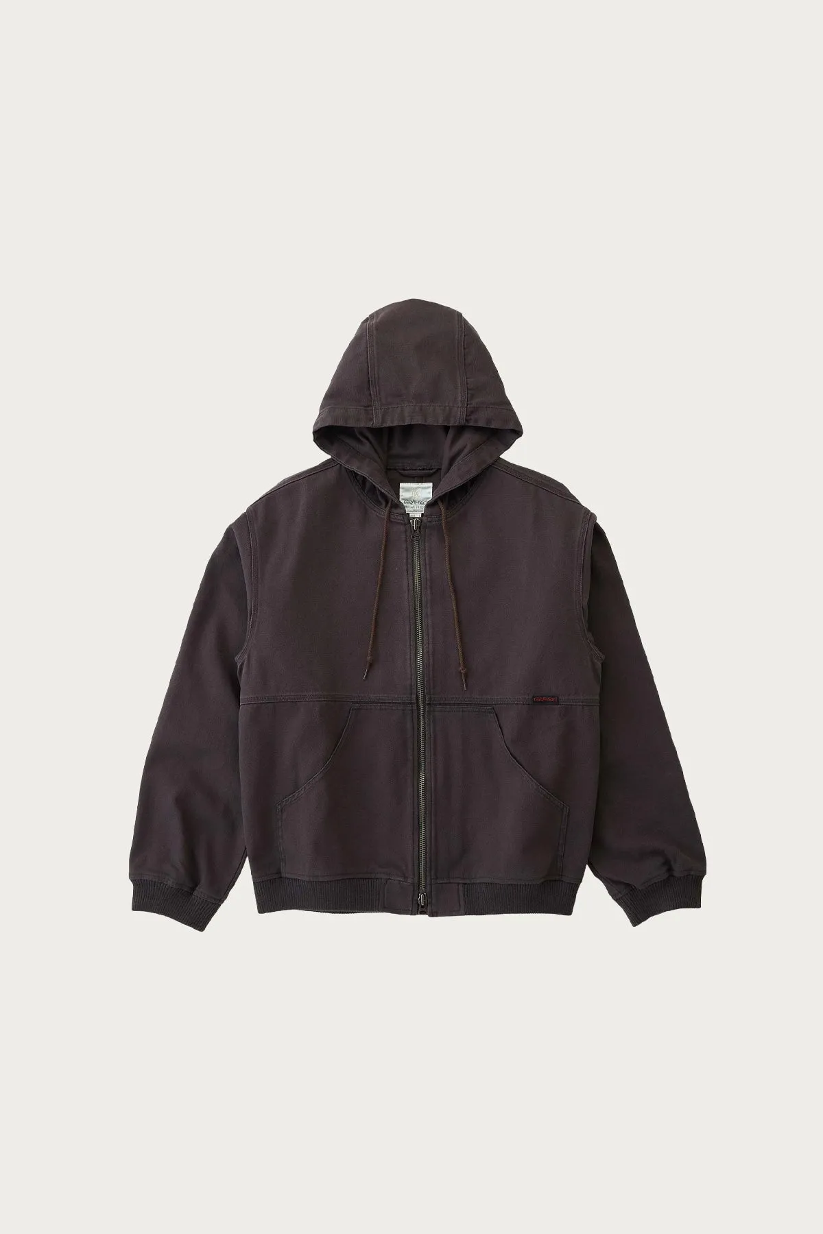 El Cap Canvas Hooded Jacket - Umber sold by Canoe Club