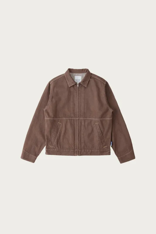 Japanese Slub Denim Jacket - Amber made by Gramicci