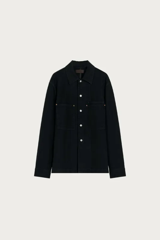 Workwear Overshirt - Black sold by Canoe Club