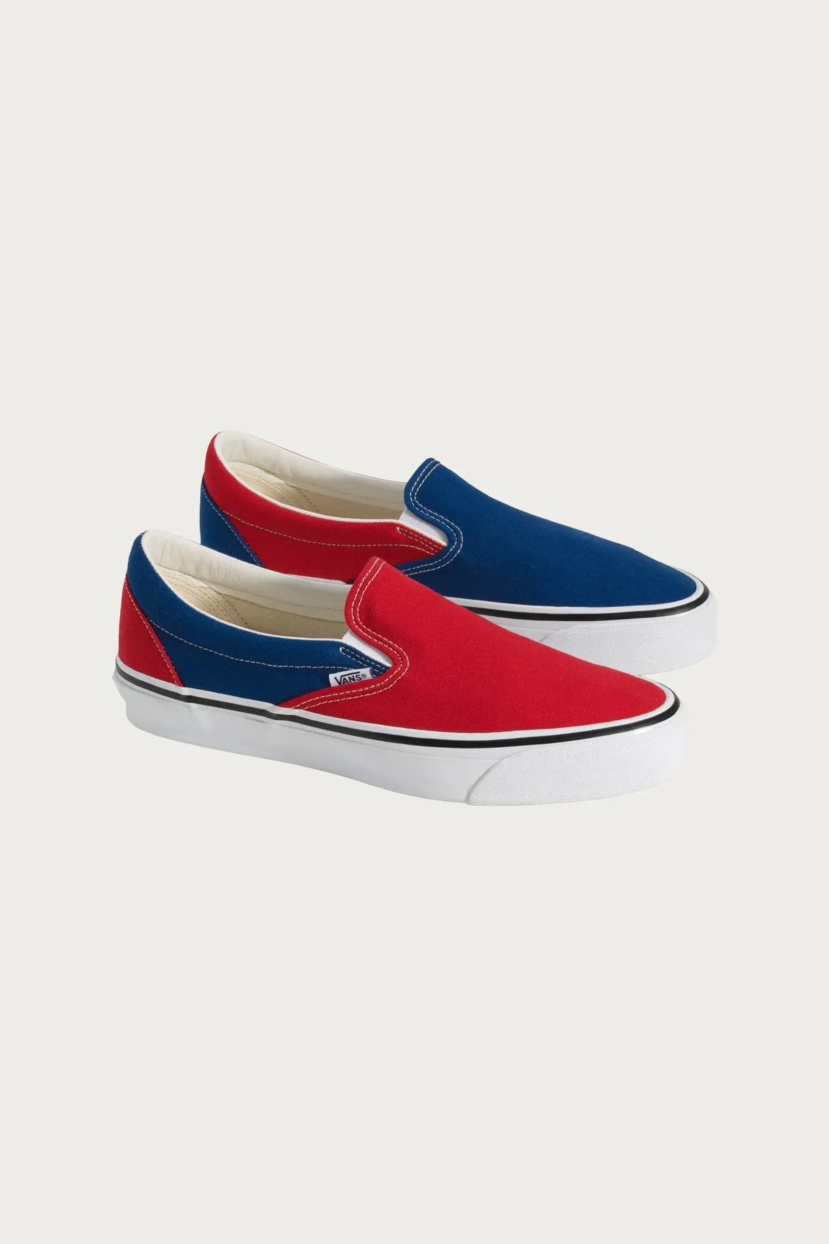 Engineered Garments x Vans OTW Slip-On 98 - Red/Navy sold by Canoe Club product image thumbnail 2