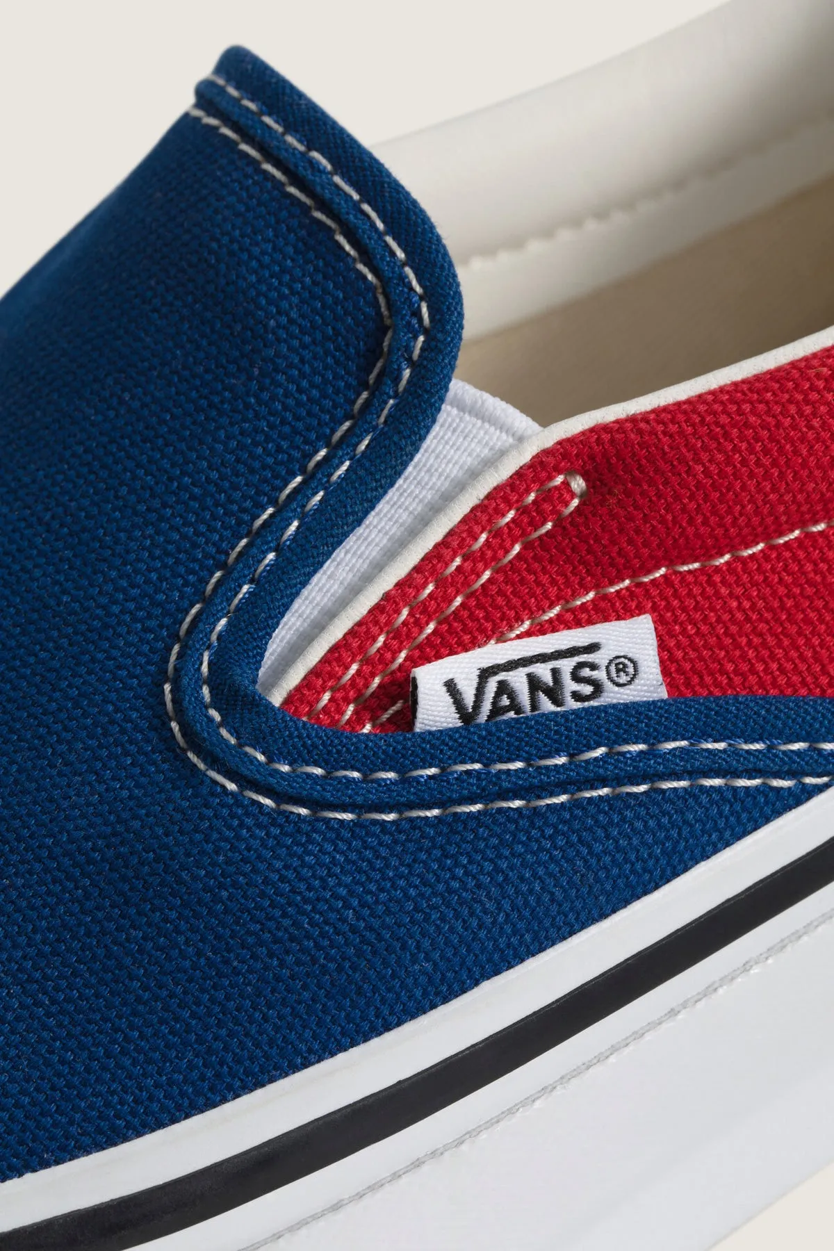 Engineered Garments x Vans OTW Slip-On 98 - Red/Navy sold by Canoe Club product image thumbnail 5