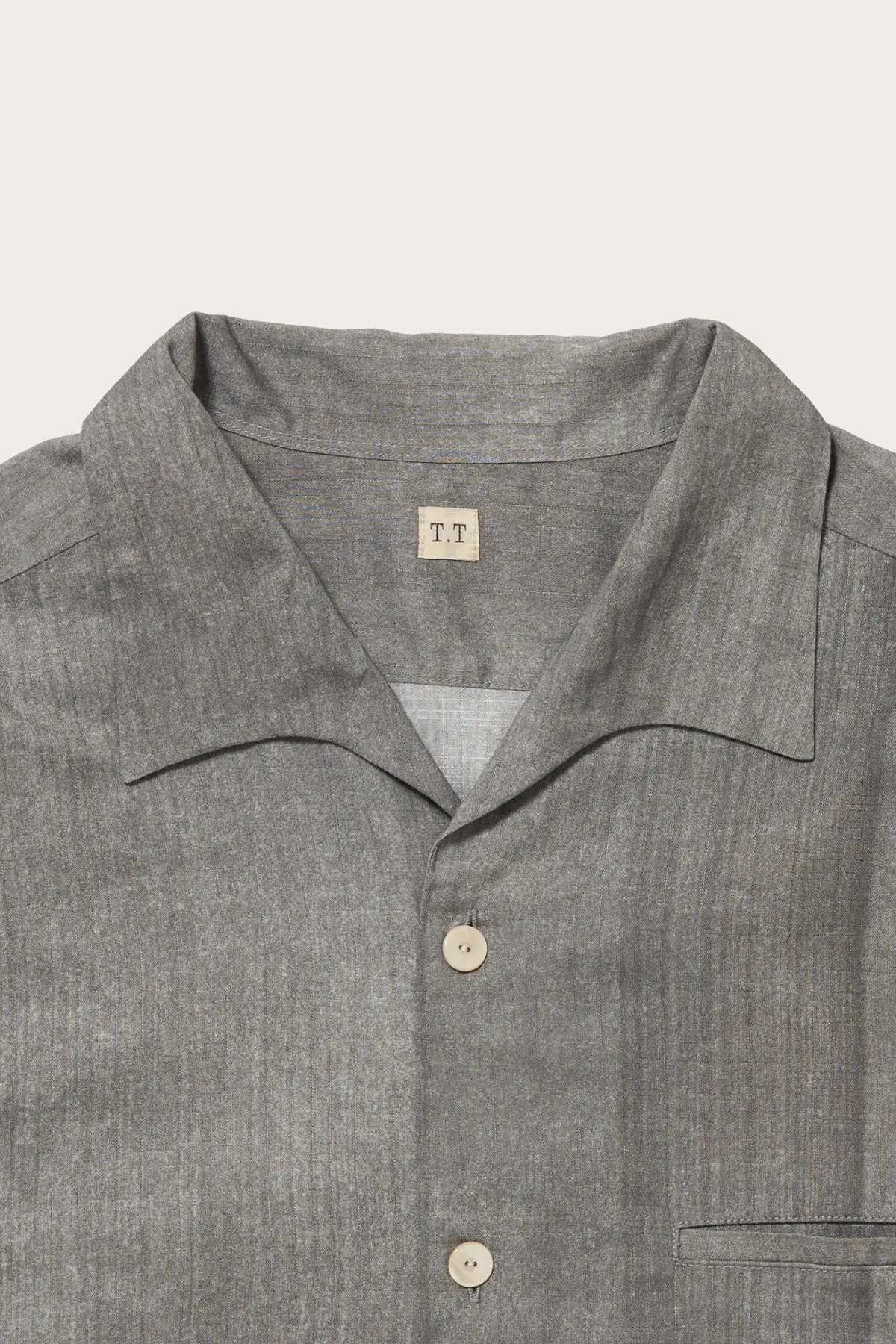 Lot. 108 50S Italian Collar Shirt - Hand Drawn Sumi sold by Canoe Club product image thumbnail 2
