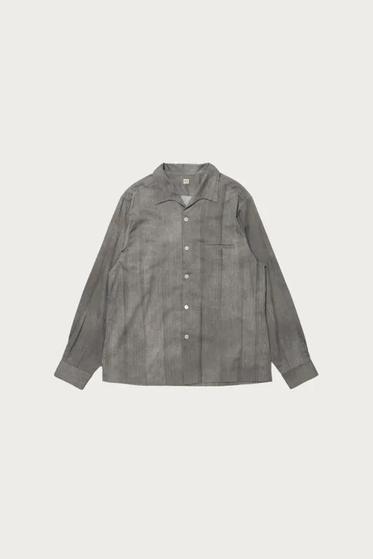 Lot. 108 50S Italian Collar Shirt - Hand Drawn Sumi made by Taiga Takahashi Mens