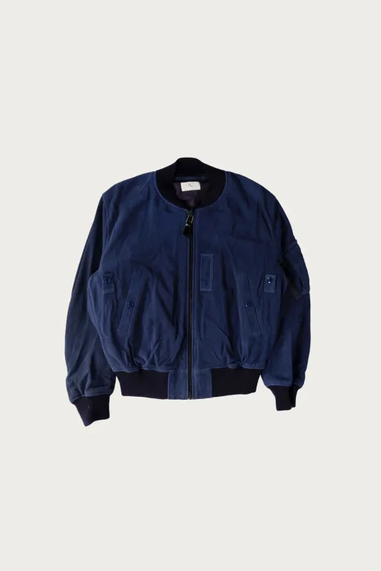 Lambsuede B-15 - Navy made by Herill