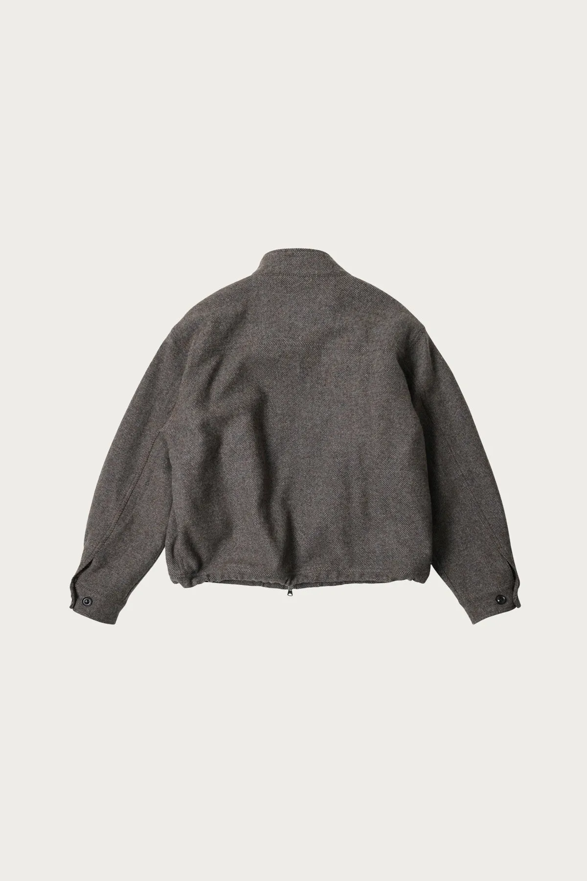 Wool Harrington Jacket - Gray sold by Canoe Club product image thumbnail 2
