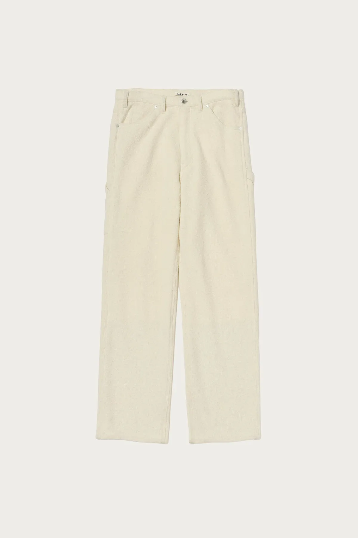 Homespun Tweed Painter Pants - Ivory White sold by Canoe Club