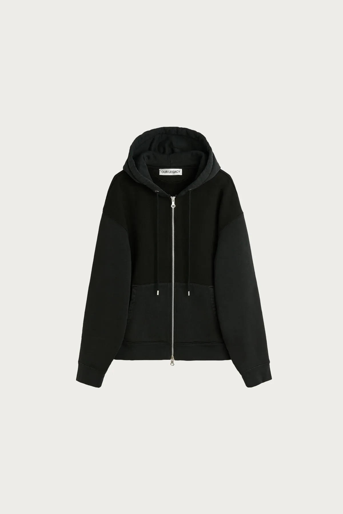 Rascal Hood - Pigment Black Hefty Fleece sold by Canoe Club