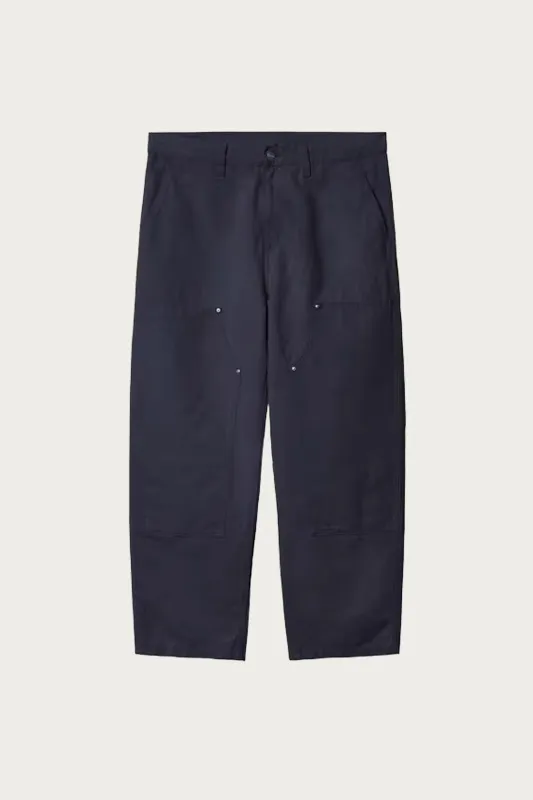 Walter Double Knee Pant - Dark Navy sold by Canoe Club