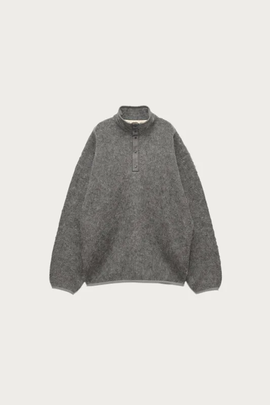 Pullover Mohair Sweater - Heather Grey sold by Canoe Club