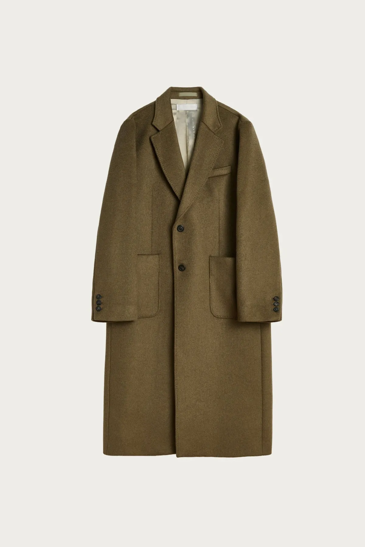 Robe Overcoat - Disruptive Moss Kilo Melton sold by Canoe Club