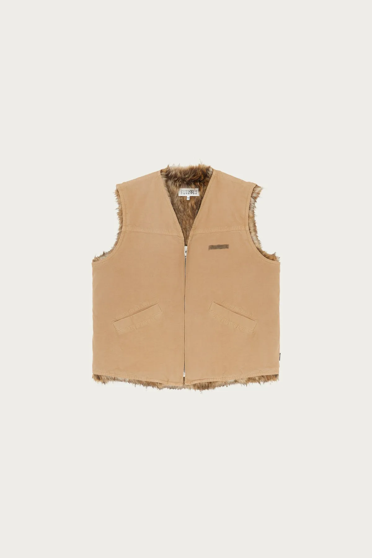 Reversible Gilet - Tan/Brown sold by Canoe Club