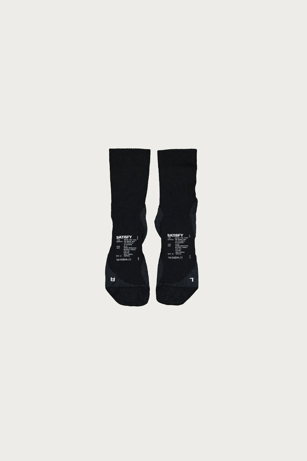 Merino Nylon Tube Socks - Black sold by Canoe Club