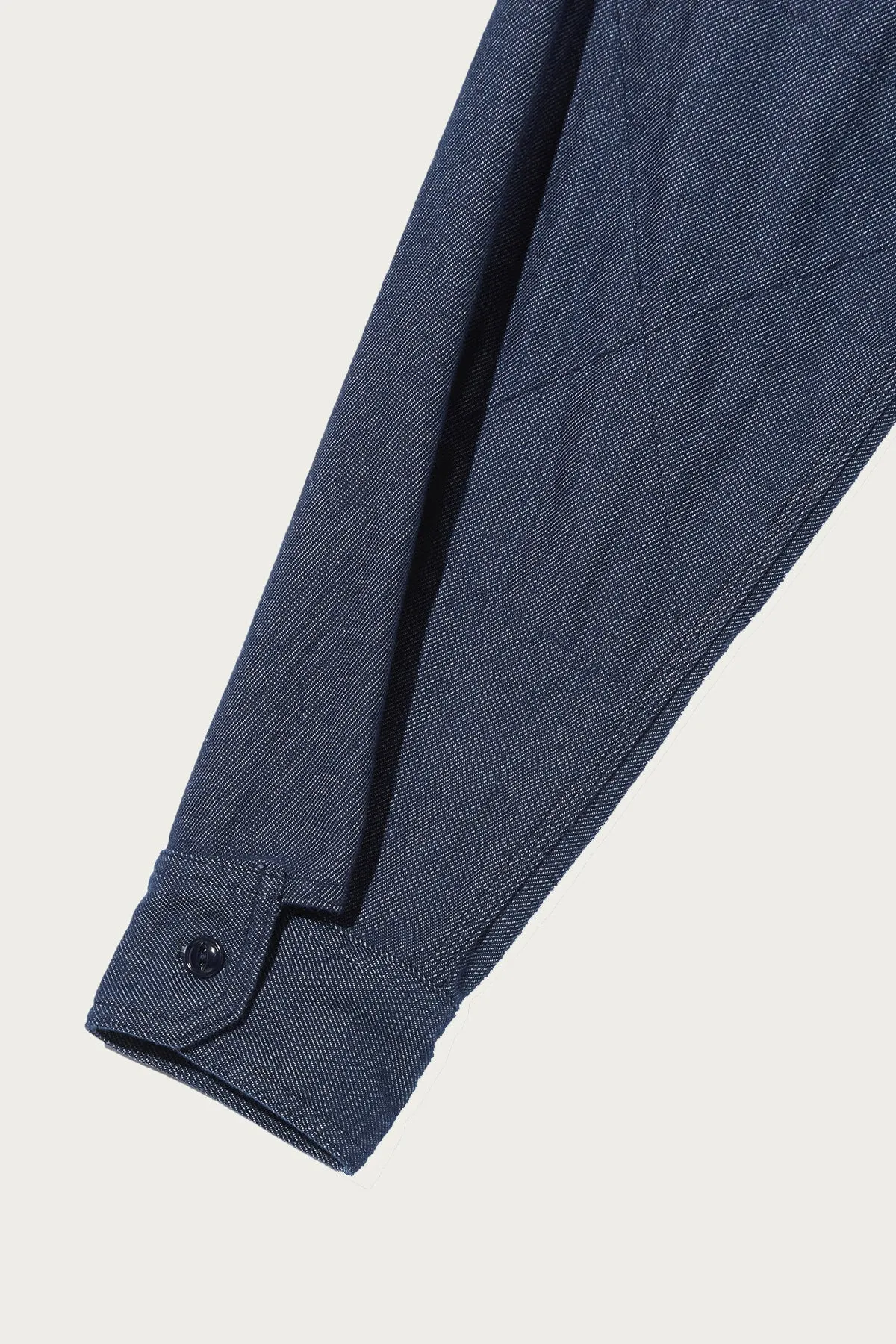 Work Shirt - Indigo Cotton Denim Flannel sold by Canoe Club product image thumbnail 4