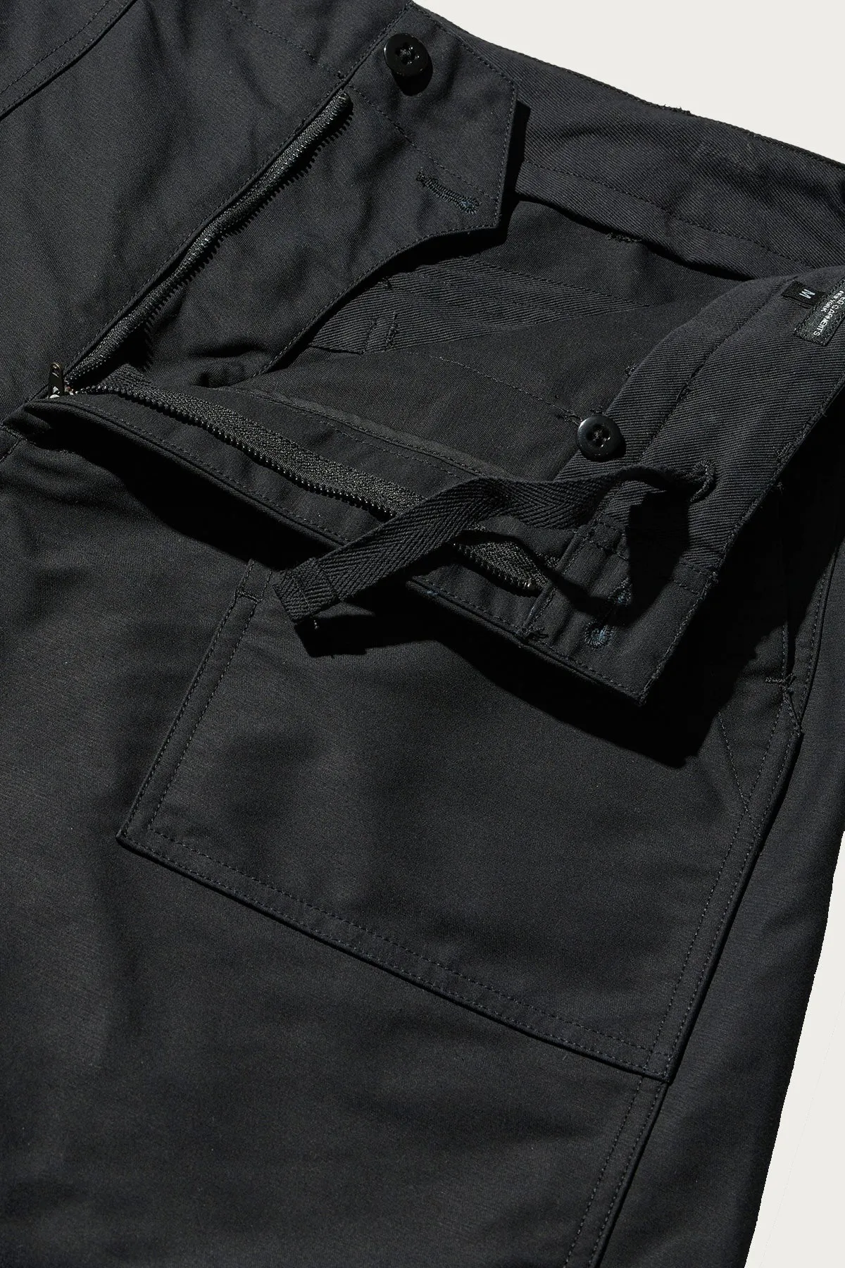 Fatigue Pant - Black Cotton Double Cloth sold by Canoe Club product image thumbnail 3